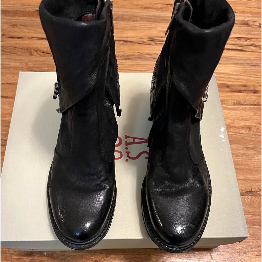A.S. 98 Nels Ankle Boots - Nero/Black